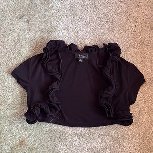short jacket, black, size small, byer califonia